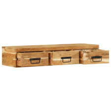 vidaXL tömör akácfa falra szerelhető TV-szekrény 100x30x19 cm (4017466) bútor