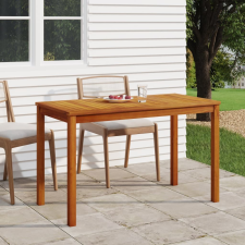 vidaXL tömör akácfa kerti asztal 110 x 55 x 67 cm kerti bútor