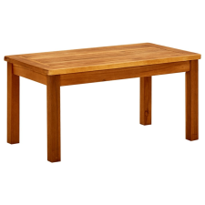vidaXL tömör akácfa kerti dohányzóasztal 70 x 40 x 36 cm kerti bútor