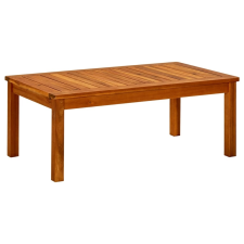 vidaXL tömör akácfa kerti dohányzóasztal 90 x 50 x 36 cm kerti bútor