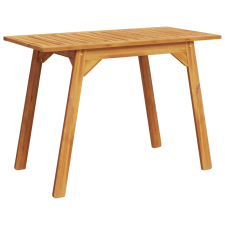 vidaXL tömör akácfa kerti étkezőasztal 110 x 56 x 75 cm (366372) kerti bútor