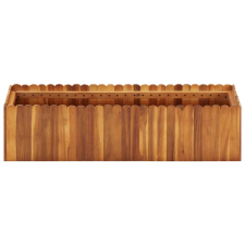 vidaXL tömör akácfa kerti magaságyás 100 x 30 x 25 cm (45918) kerti tárolás