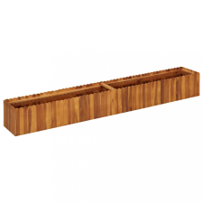 vidaXL Tömör akácfa kerti magaságyás 200 x 30 x 25 cm kerti dekoráció