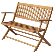 vidaXL tömör akácfa kerti pad 120 x 60 x 89 cm kerti bútor