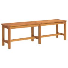 vidaXL tömör akácfa kerti pad 150 x 35 x 45 cm (319420) kerti bútor