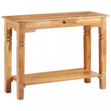 vidaXL tömör akácfa tálalóasztal 100 x 40 x 76 cm bútor