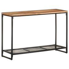 vidaXL tömör akácfa tálalóasztal 110 x 35 x 75 cm bútor