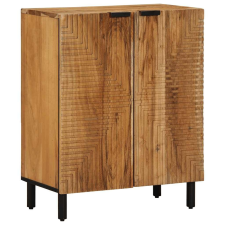 vidaXL tömör akácfa tálalószekrény 60 x 33 x 75 cm bútor