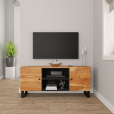 vidaXL Tömör akácfa TV-szekrény 105 x 33 x 46 cm bútor