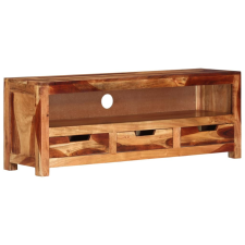 vidaXL tömör akácfa TV-szekrény 110 x 30 x 40 cm bútor