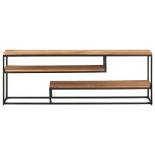 vidaXL tömör akácfa TV-szekrény 130 x 30 x 45 cm (321625) bútor
