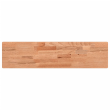vidaXL tömör bükkfa falipolc 80 x 20 x 4 cm (356031) bútor