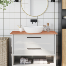 vidaXL Tömör bükkfa fürdőszobai pult 100 x 60 x 1,5 cm fürdőszoba bútor