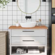 vidaXL tömör bükkfa fürdőszobai pult 100 x 60 x 2,5 cm fürdőszoba bútor