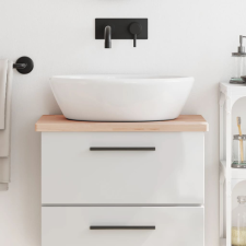 vidaXL tömör bükkfa fürdőszobai pult 60 x 40 x 2,5 cm építőanyag