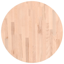 vidaXL tömör bükkfa kerek asztallap Ø60 x 4 cm (355923) bútor