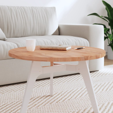 vidaXL tömör bükkfa kerek asztallap Ø70 x 2,5 cm bútor
