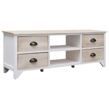 vidaXL tömör császárfa TV-szekrény 108 x 30 x 40 cm bútor