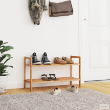 vidaXL Tömör diófa cipőállvány 69 x 27 x 41 cm bútor