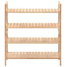vidaXL tömör diófa cipőtartó 69 x 26 x 81 cm (247103) bútor