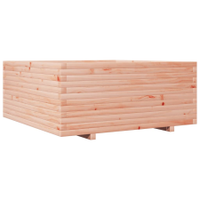vidaXL tömör duglászfenyő kerti virágtartó 110 x 110 x 49,5 cm kerti tárolás