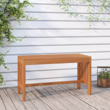 vidaXL tömör eukaliptuszfa kerti pad 80 cm kerti bútor