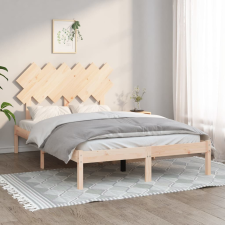 vidaXL tömör fa ágykeret 120 x 190 cm (4FT Small Double) ágy és ágykellék