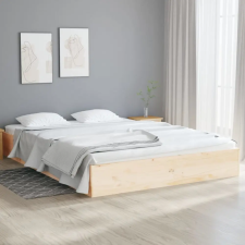 vidaXL tömör fa ágykeret 120 x 190 cm (4FT Small Double) ágy és ágykellék