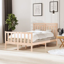 vidaXL tömör fa ágykeret 120 x 200 cm ágy és ágykellék
