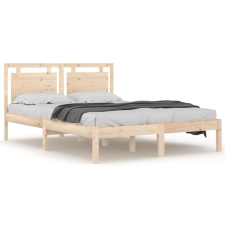vidaXL tömör fa ágykeret 120 x 200 cm (3105530) ágy és ágykellék