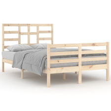 vidaXL tömör fa ágykeret 120 x 200 cm (3105855) ágy és ágykellék