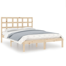vidaXL tömör fa ágykeret 140 x 190 cm (3105450) ágy és ágykellék