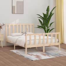 vidaXL tömör fa ágykeret 160 x 200 cm ágy és ágykellék