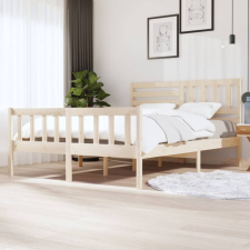 vidaXL tömör fa ágykeret 160 x 200 cm ágy és ágykellék