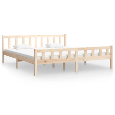 vidaXL tömör fa ágykeret 160 x 200 cm (810689) ágy és ágykellék