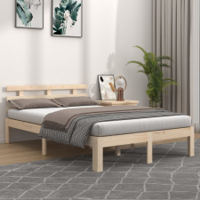 vidaXL tömör fa ágykeret 160x200 cm ágy és ágykellék