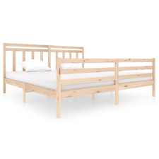 vidaXL tömör fa ágykeret 200 x 200 cm (3100674) ágy és ágykellék