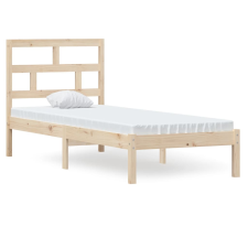 vidaXL tömör fa ágykeret 75 x 190 cm (2FT6 Small Single) (3101178) ágy és ágykellék