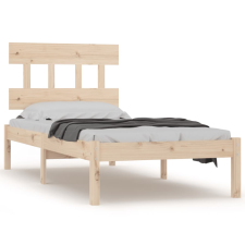 vidaXL tömör fa ágykeret 90x200 cm (3104723) ágy és ágykellék