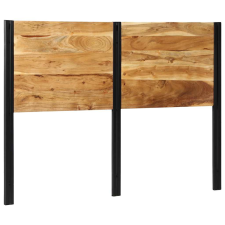 vidaXL tömör fa akác és vas fejtámla 140 cm ágy és ágykellék