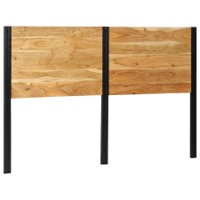 vidaXL tömör fa akác és vas fejtámla 160 cm ágy és ágykellék