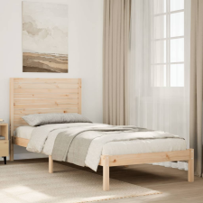 vidaXL tömör fa extra hosszú ágykeret matrac nélkül 90 x 220 cm ágy és ágykellék