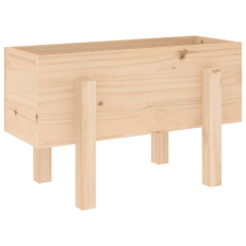 vidaXL tömör fenyő kerti növénytartó 62 x 30 x 38 cm (825177) kerti tárolás