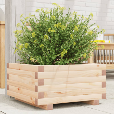 vidaXL tömör fenyő kerti virágláda 50x50x26,5 cm kerti dekoráció