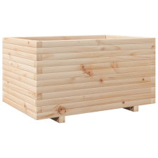 vidaXL tömör fenyő kerti virágláda 90 x 60 x 49,5 cm kerti tárolás