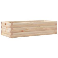 vidaXL tömör fenyő kerti virágláda 90x40x23 cm kerti tárolás