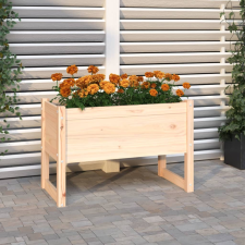 vidaXL tömör fenyő növénytartó 78x40x52 cm kerti tárolás