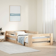 vidaXL tömör fenyőfa ágy matrac nélkül 100 x 200 cm ágy és ágykellék