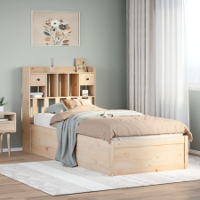 vidaXL tömör fenyőfa ágy matrac nélkül 100 x 200 cm ágy és ágykellék