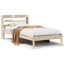 vidaXL tömör fenyőfa ágy matrac nélkül 100 x 200 cm (3306537) ágy és ágykellék